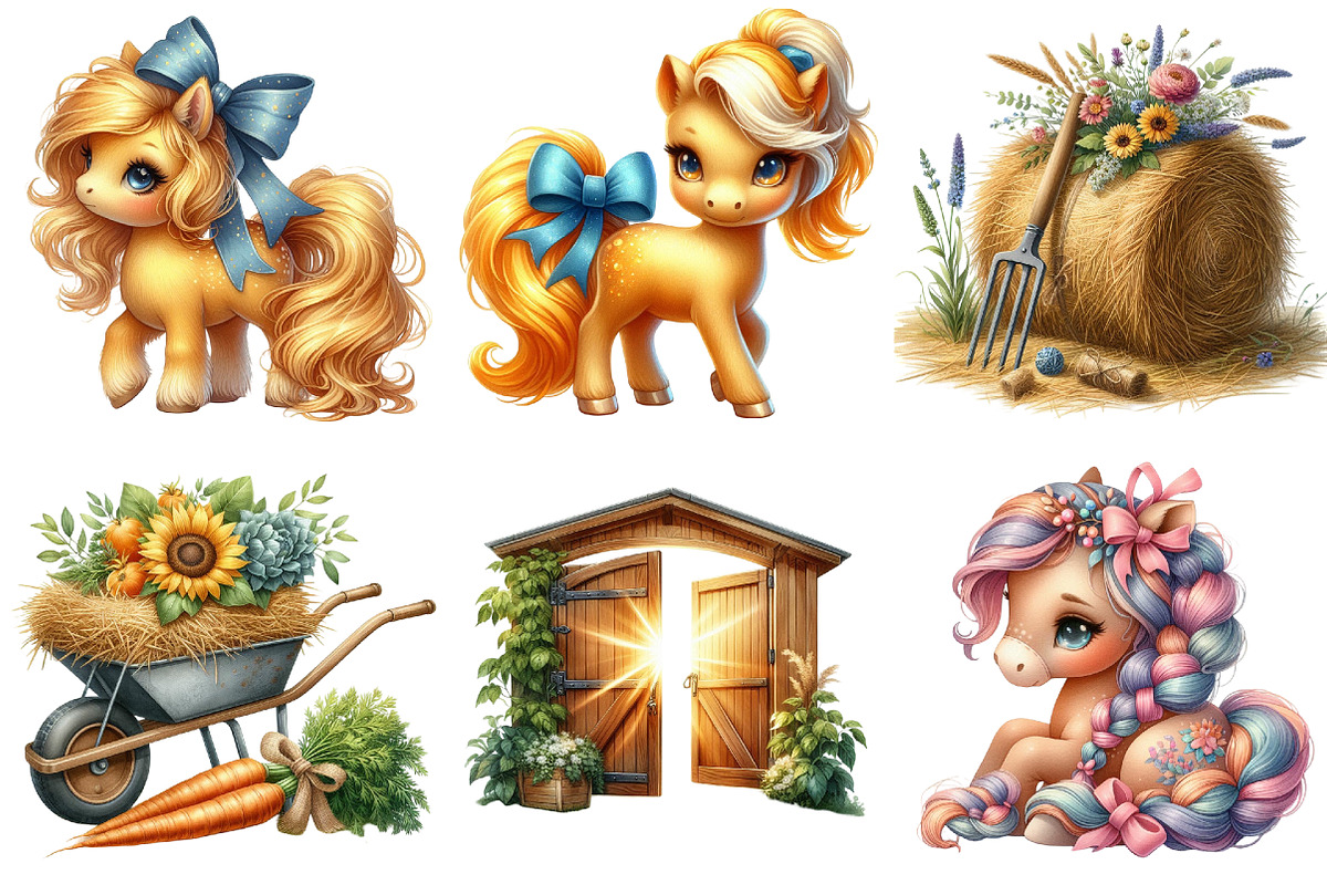 Horses Stables Clipart, an Illustration by Pixels.Craft (Photo 8 of 10)