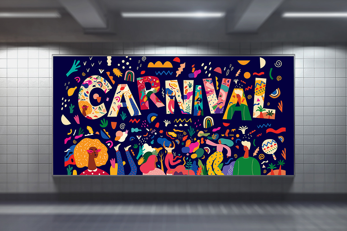 Carnival Holiday collection, a Decorative Illustration by MoleskoStudio (Photo 15 of 24)