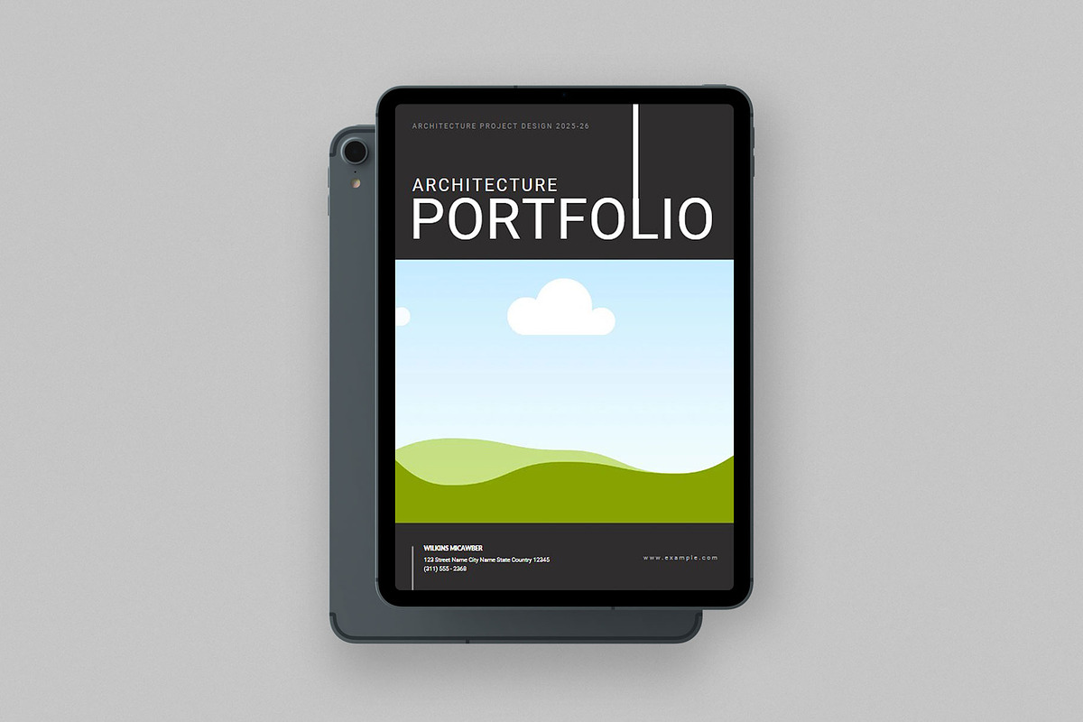 Architecture Portfolio Template, a Brochure Template by ElvinPrint (Photo 2 of 10)