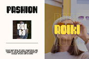 ROIKI - Sans Serif Display Font, a Sans Serif Font by Boril Std (Thumbnail 10 of 17)