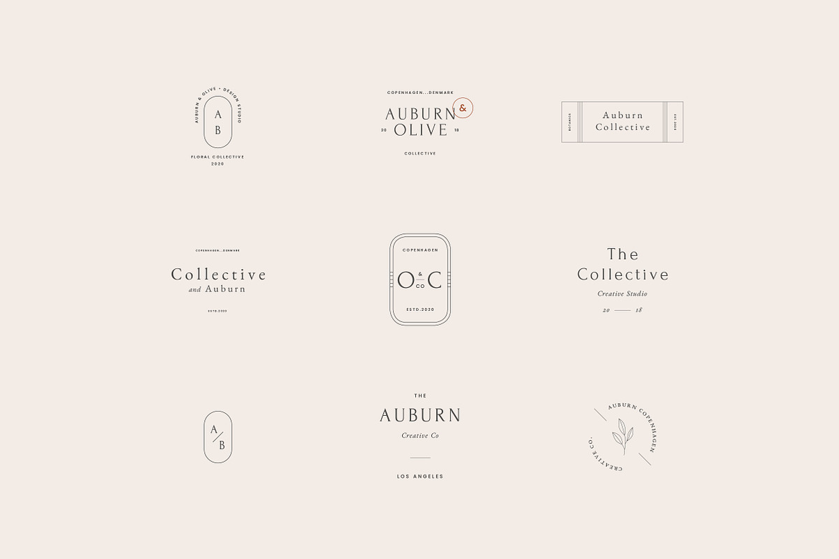 Auburn Logo Kit, a Branding & Logo Template by Studio Standard (Photo 9 of 12)
