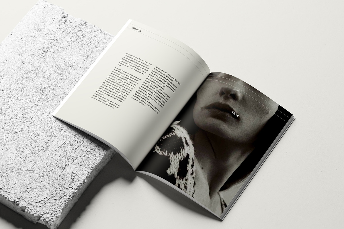 Minimalistic Magazine Templatemini preview 6