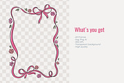 Floral & Bow Spring Frames, an Object Graphic by AnnArt (Thumbnail 3 of 11)
