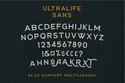 Ultralife Typeface, a Sans Serif Font by IronbirdCreative (Thumbnail 4 of 12)