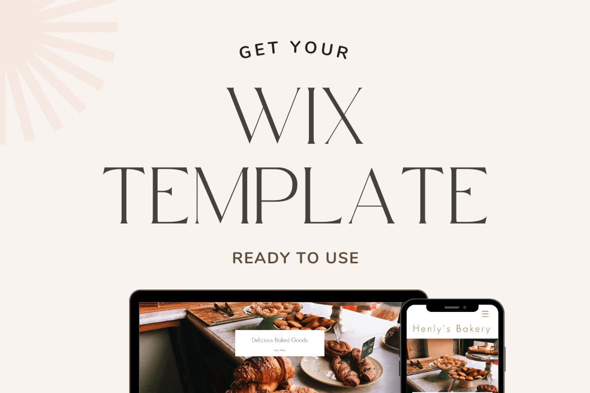 Wix Web Template: Bakery/Restaurant, a Wix Template by MilasDesigns (Photo 1 of 3)