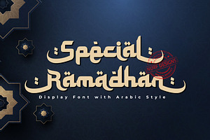 Special Ramadhan – Arabic Style Font, a Font by NURF Designs