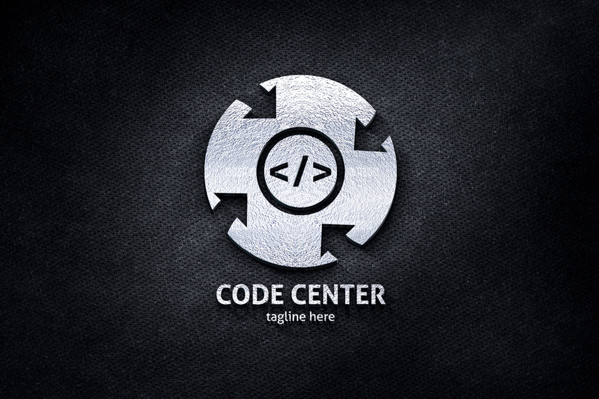 Code Center Logo, a Branding & Logo Template by Design_Planet