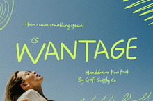 CS Wantage – Fun Handwritten Font