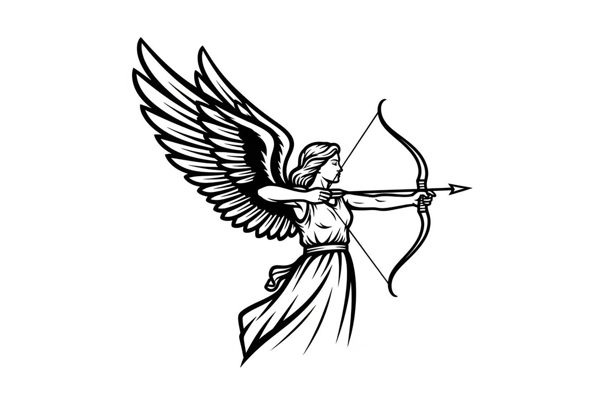 Cupid Angel Valentine Vector Bundle, an Illustration by jahid234 (Photo 30 of 47)