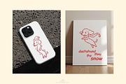 Weenie Wonderland Clipart, an Animal Illustration by Blumensdiary (Thumbnail 3 of 5)