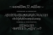 Animation Outline, a Script Font by Zane Studio (Thumbnail 8 of 8)