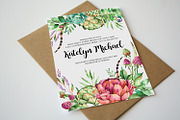 10 Invitation Cards Bundle, a Card Template by graphicforest (Thumbnail 5 of 22)