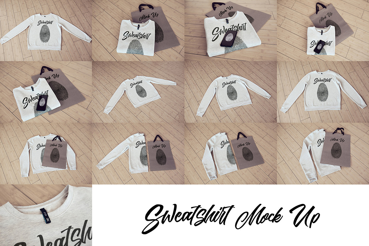 Epic Sweatshirt Mock-Up Bundle, a Hoody Mockup by Freeman Studio (Photo 6 of 9)