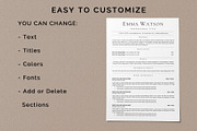 Resume template / CV template, a Resume Template by UResume (Thumbnail 5 of 8)