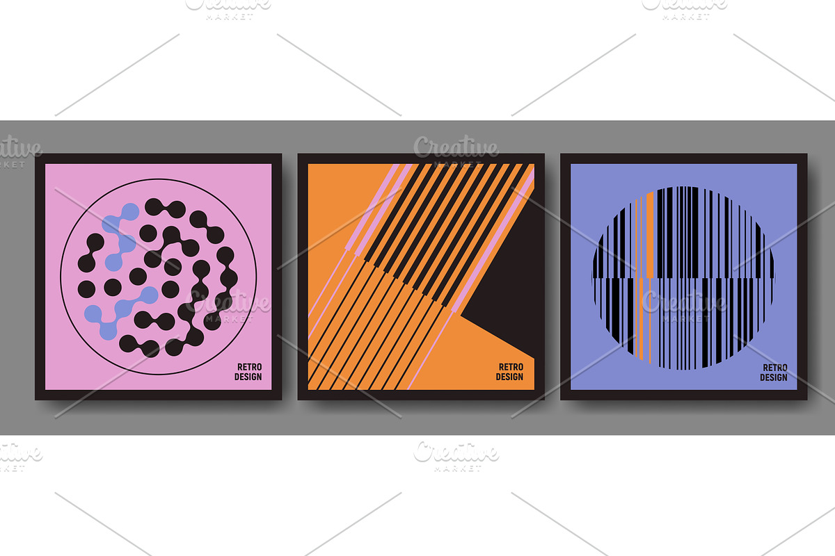 Abstract retro brutalist design, an Illustration by art PVP - market