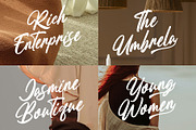 Melatica Modern Handwritten Font, a Script Font by RantautypeStudio (Thumbnail 12 of 20)