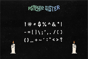 Psychic Sister Mystical Font Duo