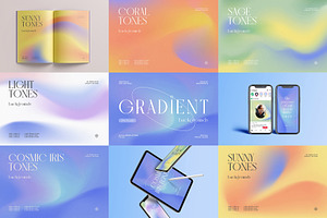 Grainy Gradient Texture Bundle