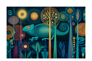 Enod. Enchanted Forest Animal Spirit, an Animal Illustration by milatovar (Thumbnail 12 of 19)