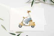 Mediterranean Summer Clipart Bundle, a Person Illustration by PaintPixelCo (Thumbnail 10 of 15)
