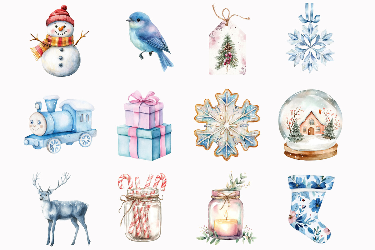 Winter Wonderland Clipart, an Illustration by Design Market (Photo 4 of 5)