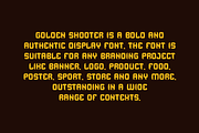 Golden Shooter - Condensed & Artdeco, a Serif Font by QR Design Studio (Thumbnail 4 of 6)