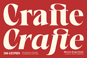 Crafte - Expressive Modern Serif, a Serif Font by Mbonster Design Studio (Thumbnail 1 of 15)