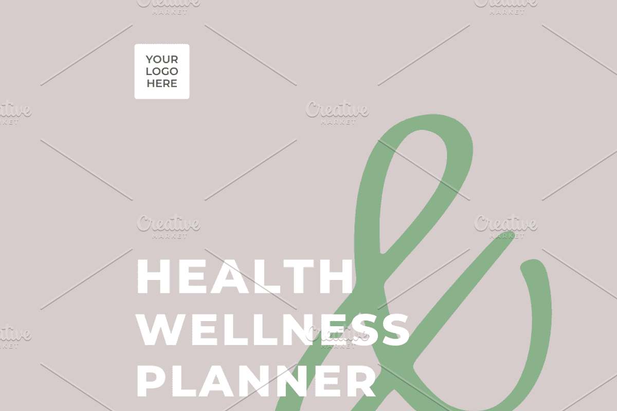 Health and Wellness Planner PLR, a Print Template by Brand Your Biz Co. (Photo 2 of 6)