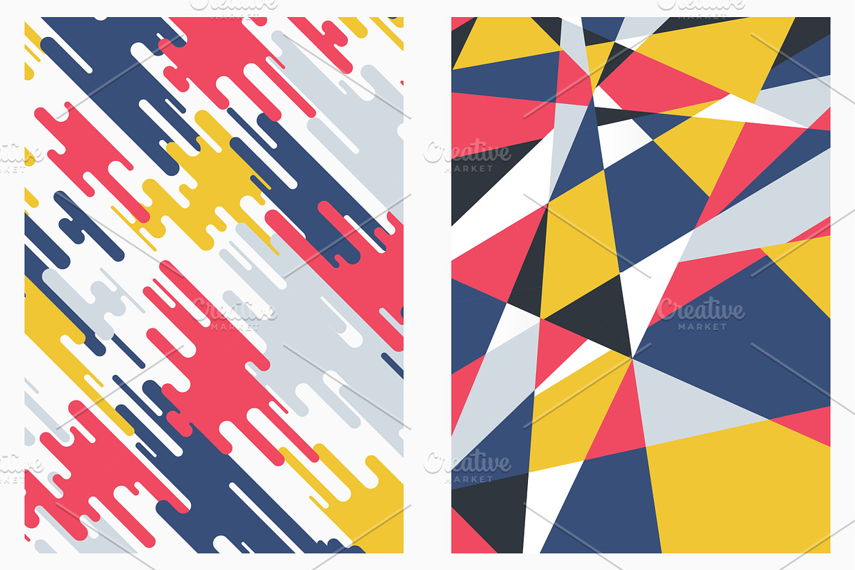 Colorful abstract artistic covers, a Brochure Template by ExpressShop (Photo 3 of 5)