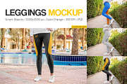 Leggings Mockup Set, a Bottom Mockup by Country4k (Thumbnail 1 of 4)