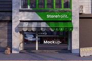 Realistic Store Front Mockup, an Advertising Mockup by Artlogs x Modaldesain (Thumbnail 5 of 5)