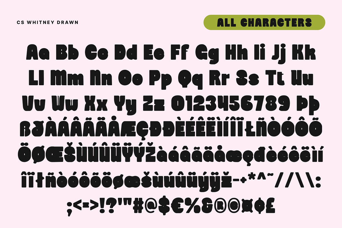 CS Whitney Drawn, a Sans Serif Font by Craft Supply Co. (Photo 8 of 8)