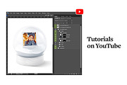 Snow Globe Animated Mockup, a Product Mockup by rebrandy (Thumbnail 9 of 11)