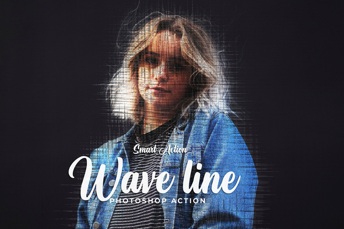 Wave Effect Action For Photoshop, an Action Add-On by Modaldesain (Photo 1 of 3)