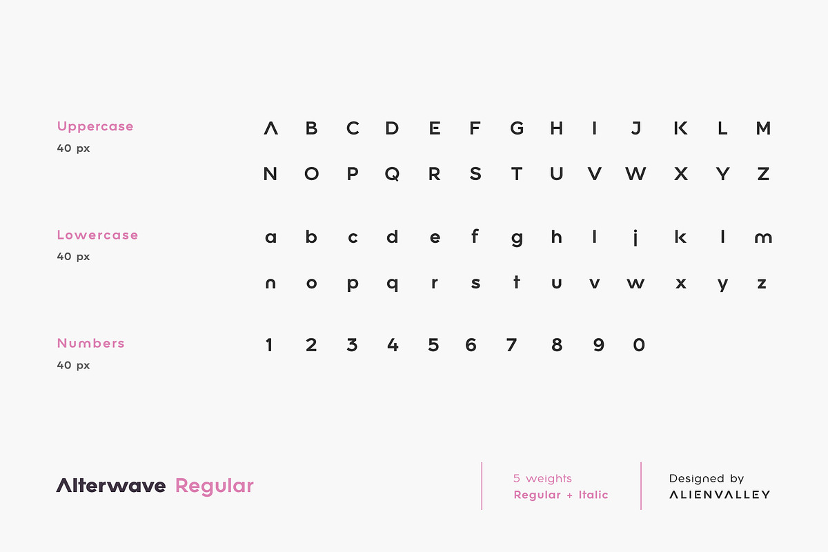 Alterwave - Sans Serif Font Family preview 7