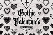 Gothic Valentine's, an Object Graphic by Vicccky (Thumbnail 1 of 8)