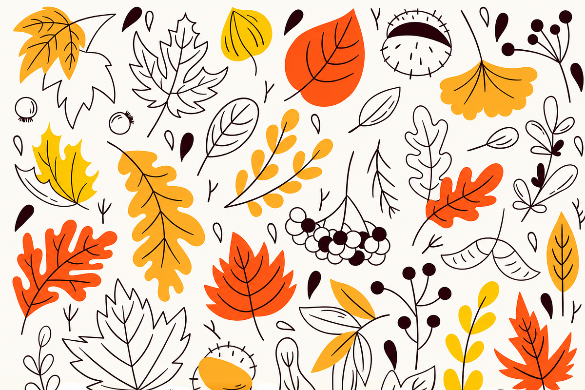 Autumn Clipart Illustrations, a Seasonal Illustration by Anna Studio (Photo 9 of 11)