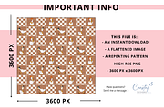 Thanksgiving Checkered Seamless, a Pattern Graphic by Coastal 5 Designs (Thumbnail 3 of 3)