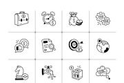 Animated Business Icon Set, an Outline Icon by Vectors Market (Thumbnail 5 of 8)
