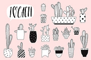 In love with cacti - house plant set, a Decorative Illustration by Artnis (Thumbnail 1 of 3)