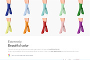 All Socks 9x Mock-ups, a Print Template by Mocca Mockups Store (Thumbnail 4 of 5)