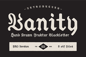 Vanity - Fraktur Blackletter