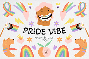 Pride vibe vector & raster graphics