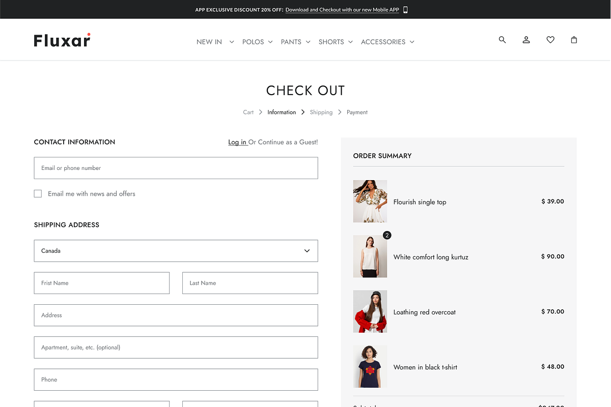 Fluxar - eCommerce Figma Template, an UI Kit Template by ReformedTech (Photo 15 of 23)