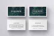 J U N I P E R Business Card Template, a Business Card Template by 46&2 Collective (Thumbnail 4 of 9)