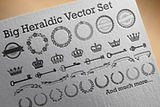 Vector Heraldic Illustration Set, an Animal Illustration by FourLeafLover (Thumbnail 1 of 5)