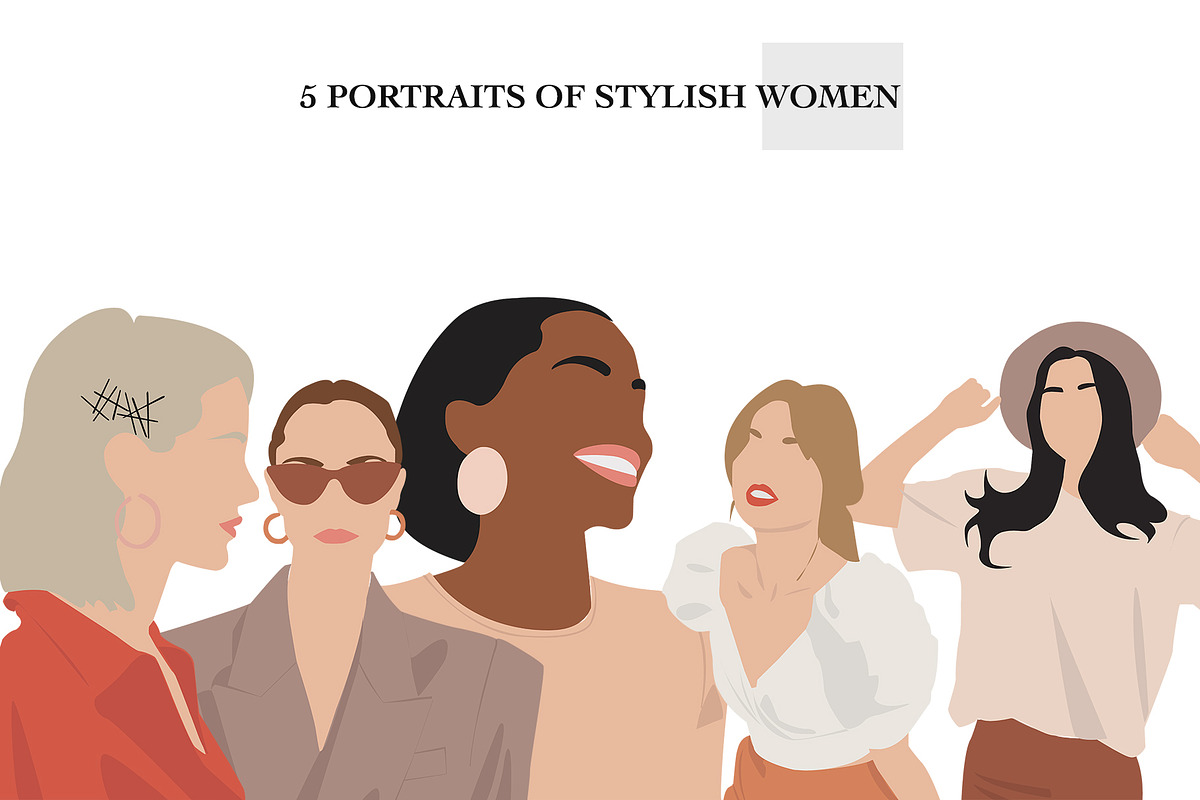 ABSTRACT GIRL BOSS, a Person Illustration by Olg Store (Photo 8 of 12)
