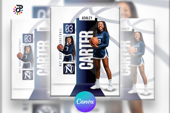 Athlete Sports Highlight Canva Poster preview 7