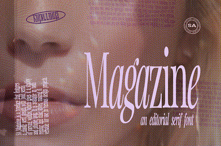 SA Magazine | Elegant Serif Font