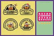 15 Variant Cinnamon Rolls Badges, a Food Illustration by Allmostudio (Thumbnail 1 of 4)